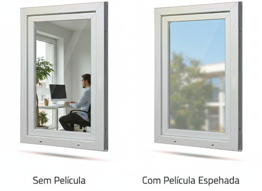 película espelhada janela sol reflect norte vila real peso da régua